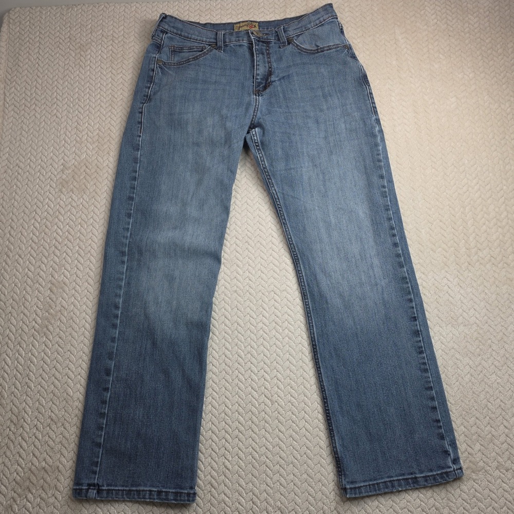 Wrangler 20X Style 33 Extreme Relaxed Mens Jeans 32x32 Medium Wash Blue RCW20FW